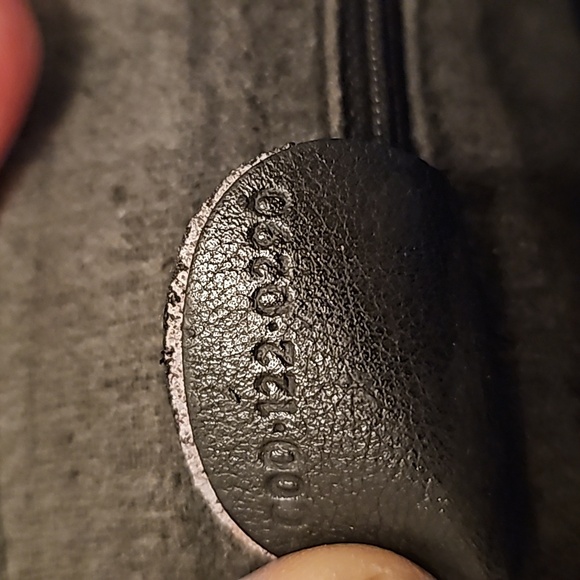 Authentic Gucci small bamboo leather handbag - Picture 4 of 7